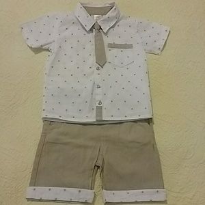 Baby boy 3 piece set 12M